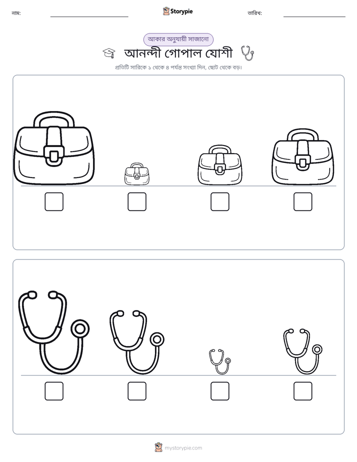 আকারের ক্রম