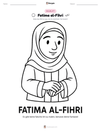 Fatima al-Fihri druckbare Arbeitsblatt Vorschau
