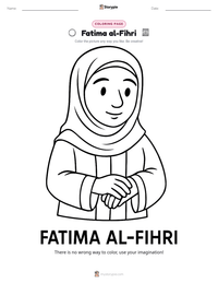 Fatima al-Fihri printable worksheet preview