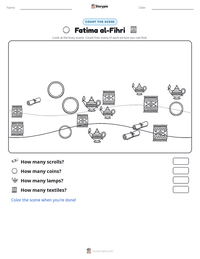 Fatima al-Fihri printable worksheet preview