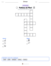 Fatima al-Fihri printable worksheet preview