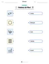 Fatima al-Fihri printable worksheet preview