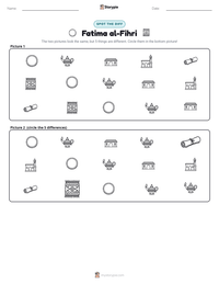 Fatima al-Fihri printable worksheet preview
