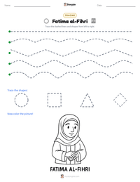 Fatima al-Fihri printable worksheet preview