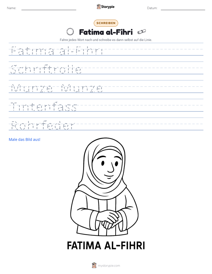 Schreibübung