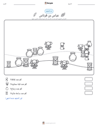 معاينة ورقة العمل القابلة للطباعة عباس بن فرناس