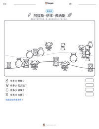 阿拔斯·伊本·弗纳斯 可打印工作表预览
