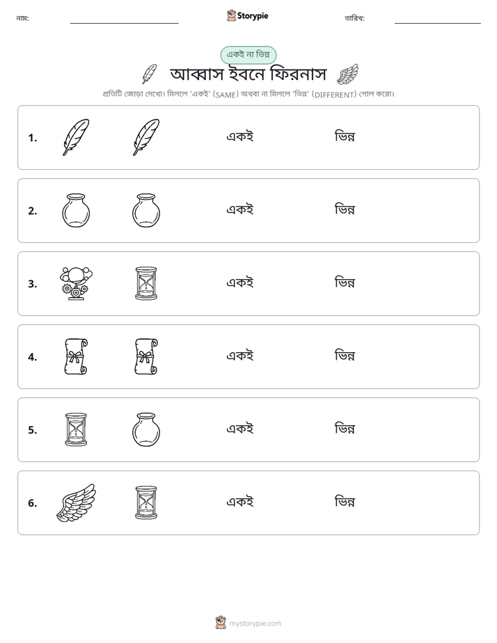 একই বা ভিন্ন