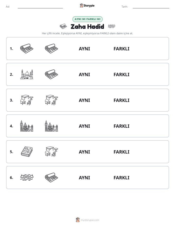 Aynı mı Farklı mı