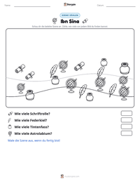 Ibn Sina druckbare Arbeitsblatt Vorschau