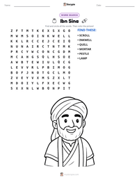 Ibn Sina printable worksheet preview