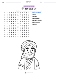 Podgląd drukowalnego arkusza ćwiczeń Ibn Sina
