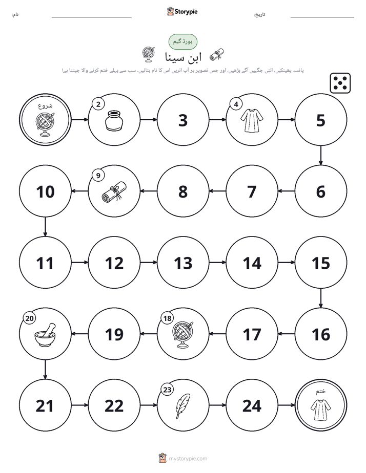 رول اور منتقل کریں کھیل