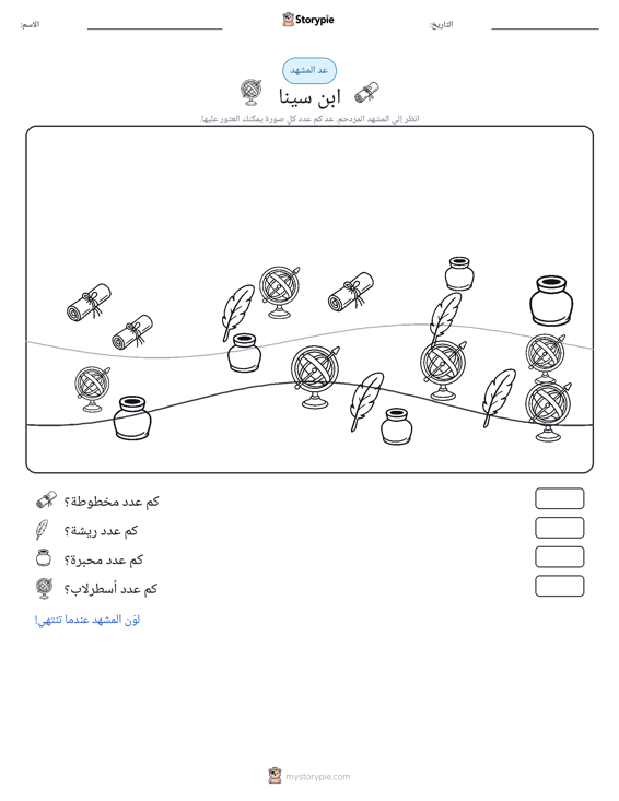 مشهد العد