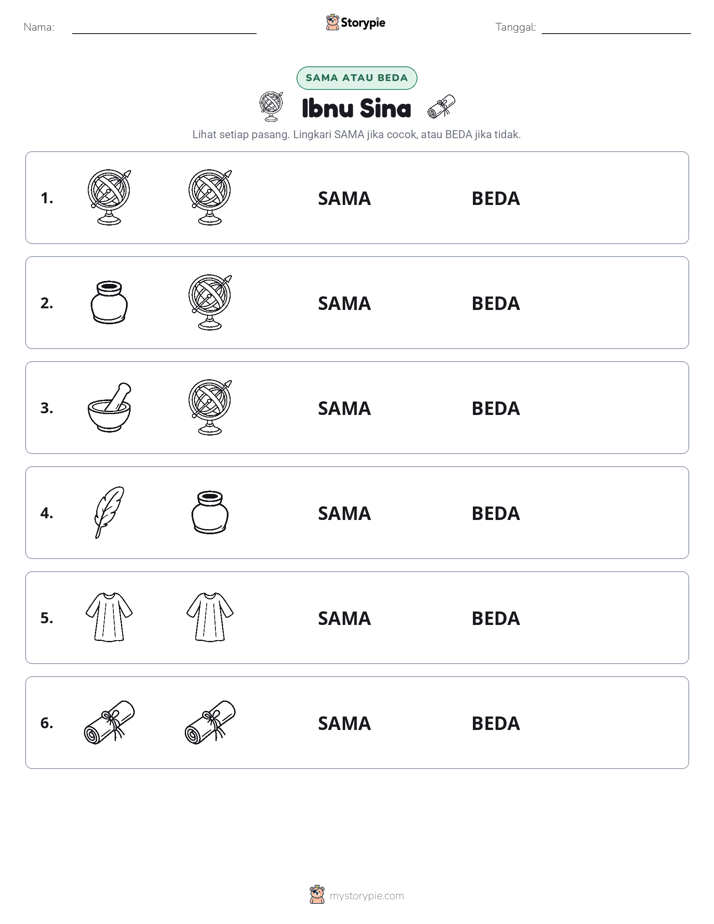 Sama atau Berbeda