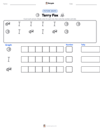 Terry Fox printable worksheet preview