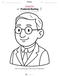 Frederick Banting printable worksheet preview