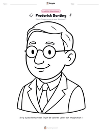 Aperçu de la feuille de travail imprimable Frederick Banting