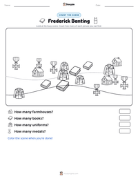 Frederick Banting printable worksheet preview