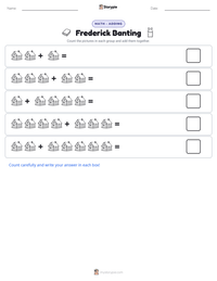 Frederick Banting printable worksheet preview