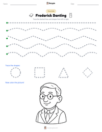 Frederick Banting printable worksheet preview