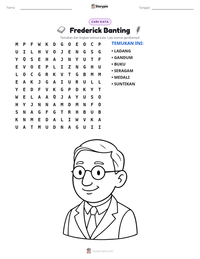 Prabaca lembar kerja cetak Frederick Banting