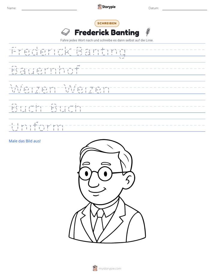 Schreibübung