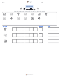 Zhang Heng printable worksheet preview
