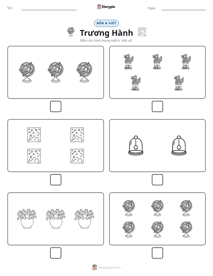 Đếm & Viết