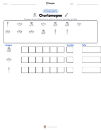 Charlemagne printable worksheet preview
