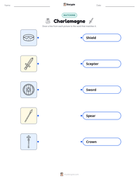 Charlemagne printable worksheet preview