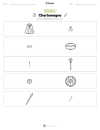 Charlemagne printable worksheet preview