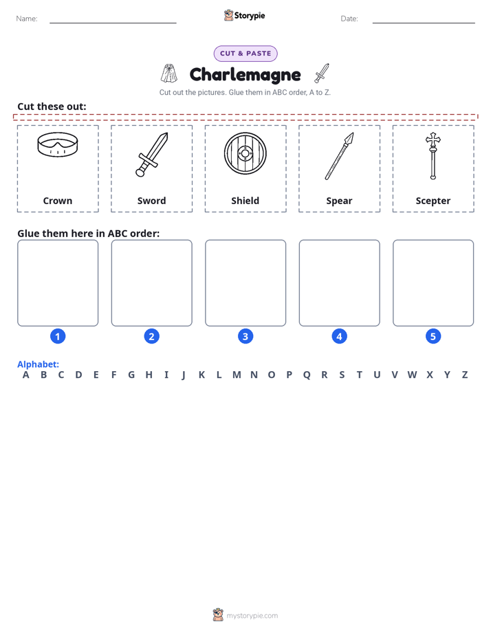 Cut & Paste Alphabet
