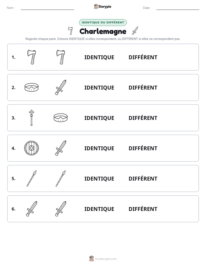 Identique ou Différent