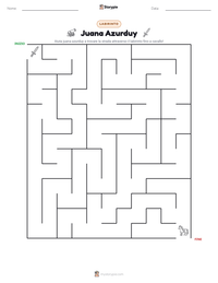 Anteprima della scheda stampabile di Juana Azurduy