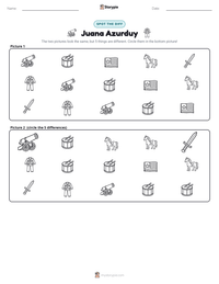 Juana Azurduy printable worksheet preview