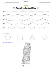 Anteprima della scheda stampabile di Torre Pendente di Pisa