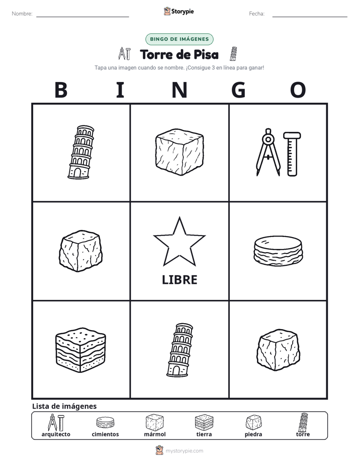 Bingo de Imágenes