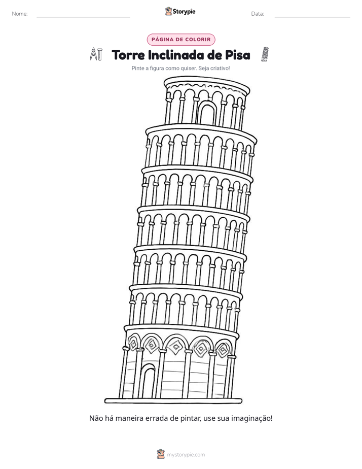 Página para colorir