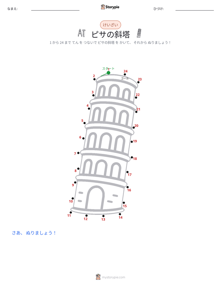 点つなぎ