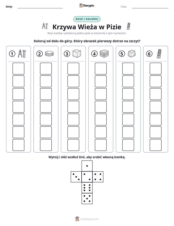Rzuć i koloruj