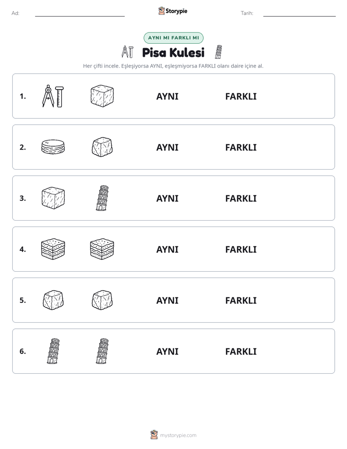 Aynı mı Farklı mı