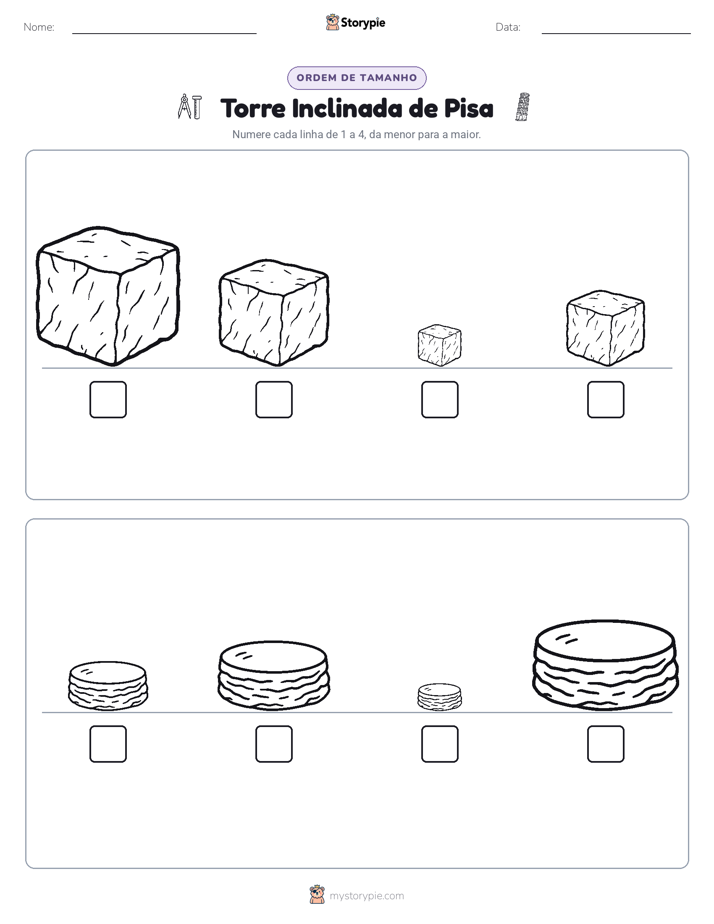 Ordem de Tamanho