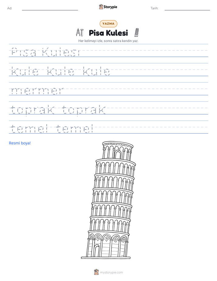 Yazma Pratiği