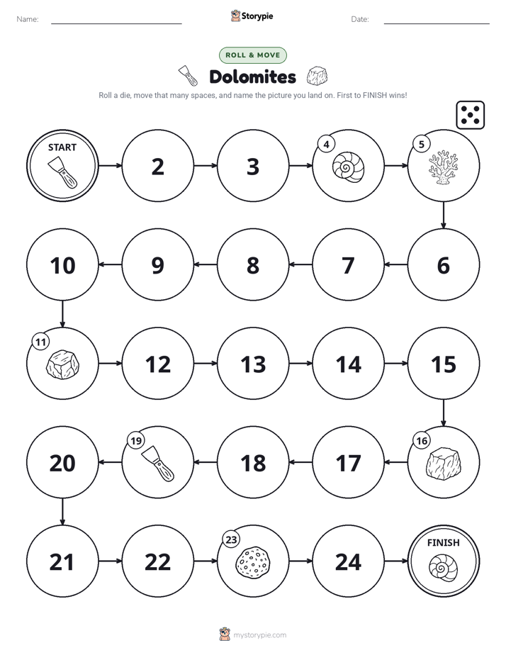 Roll & Move Game
