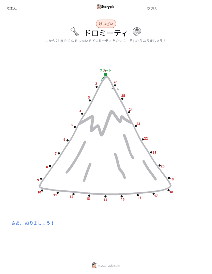 点つなぎ