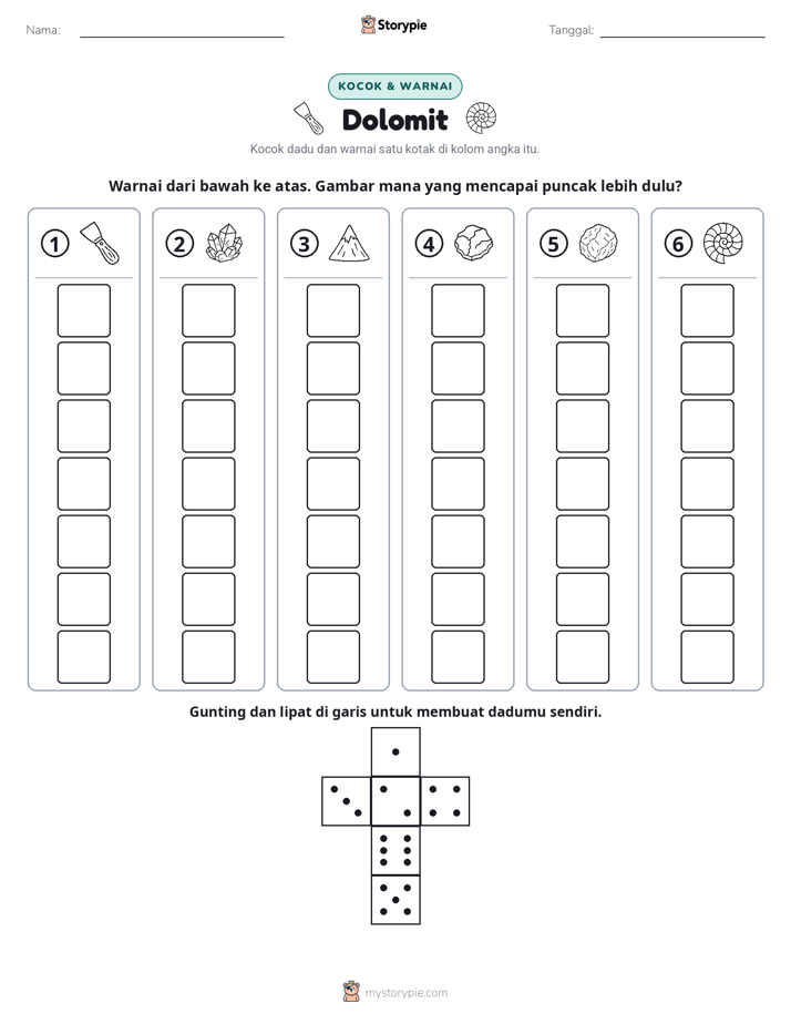 Gulung & Warnai