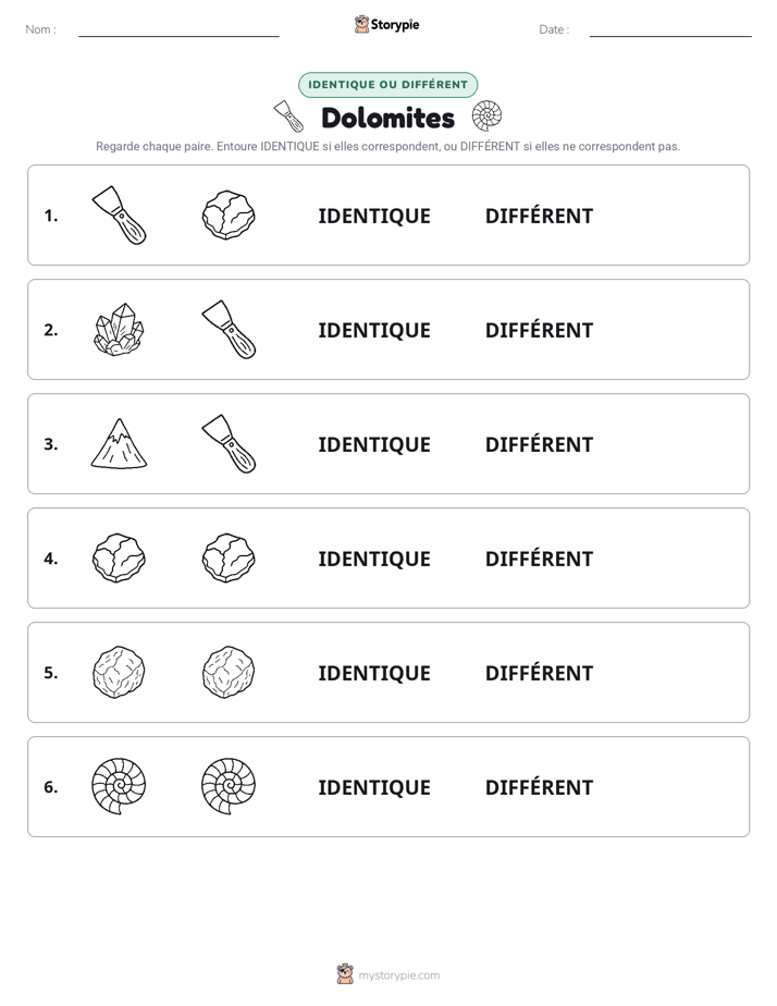 Identique ou Différent