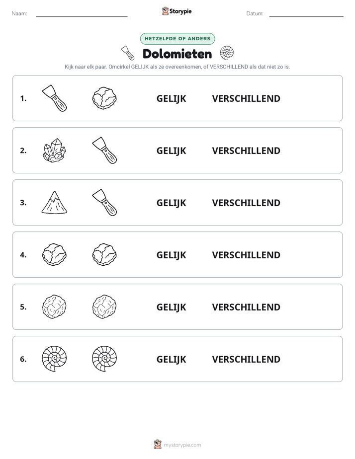 Zelfde of Verschillend