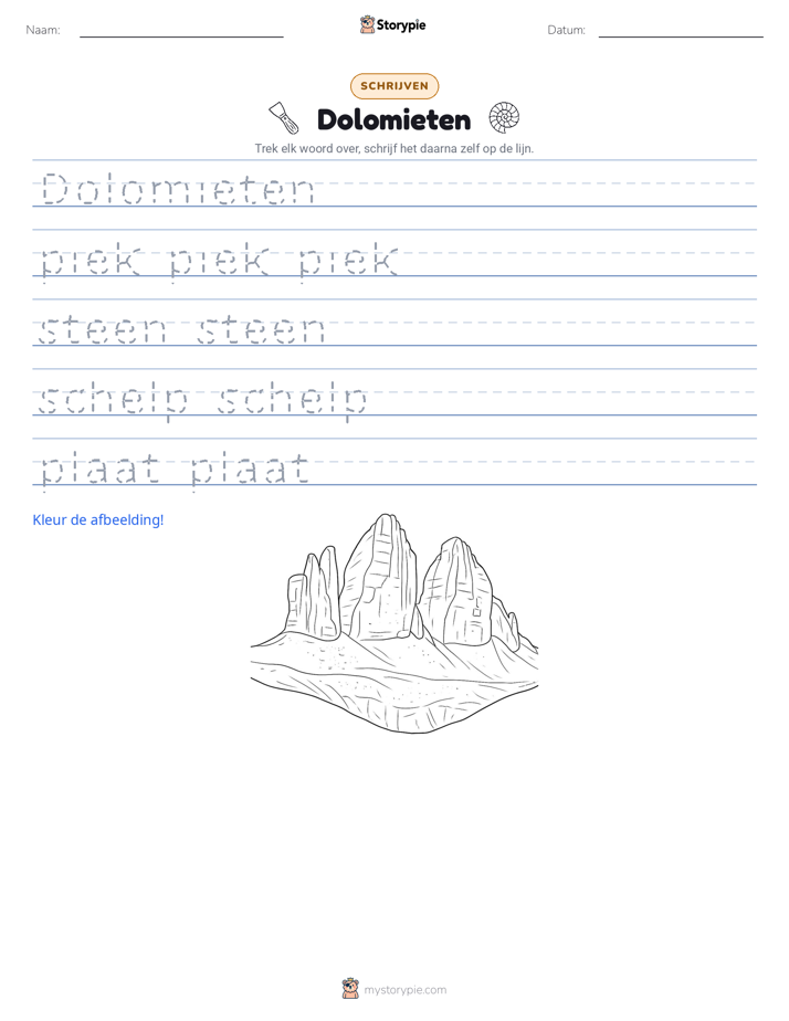 Schrijf Oefening
